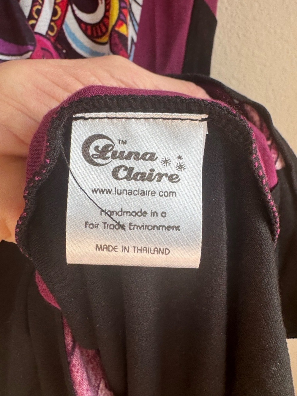 *NWT* LUNA CLAIRE ‘Chinese Dream’ Dress 100% Organic - Picture 8 of 14